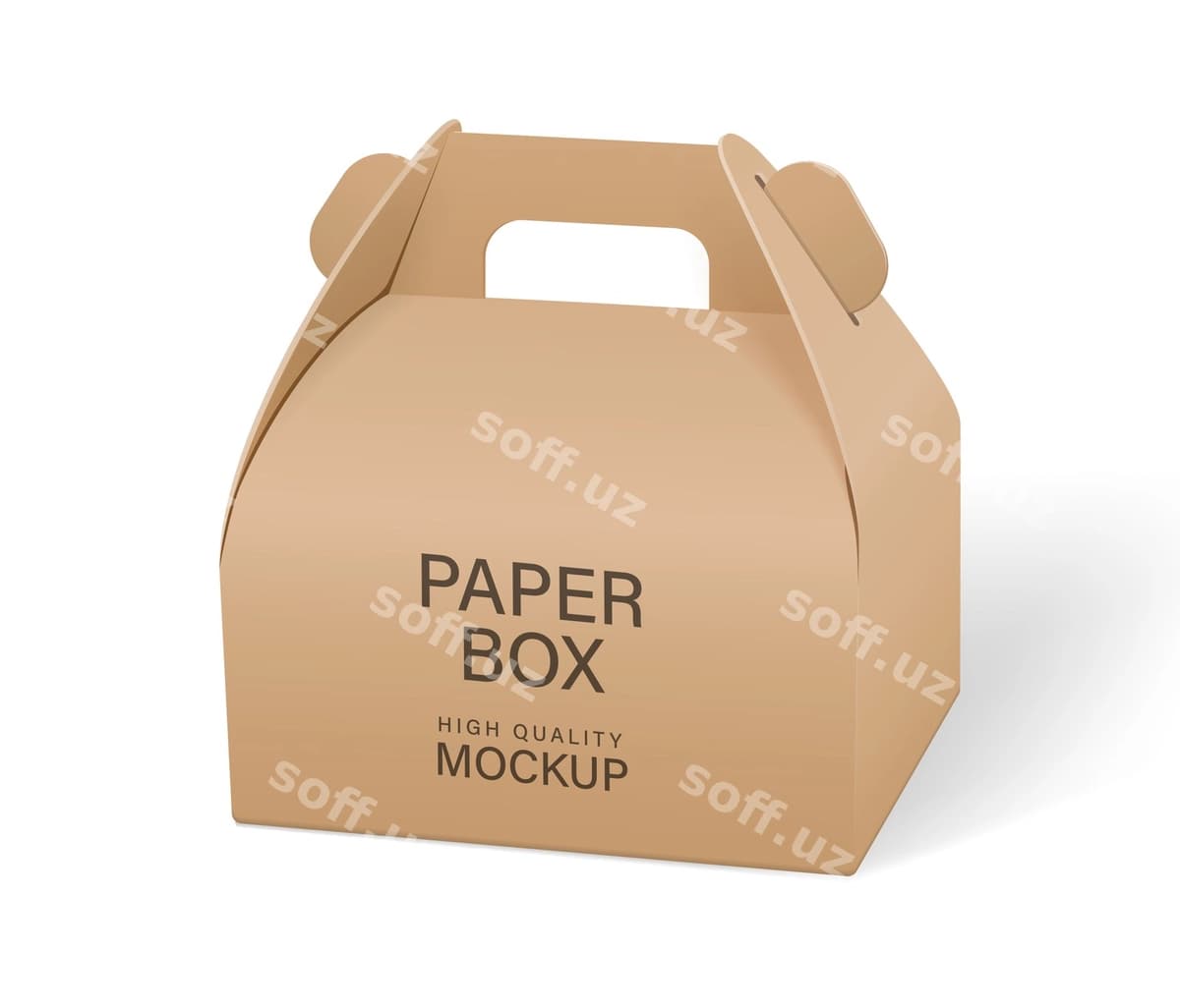 Qogʻoz ovqat qutisi qadoqlash namunalari | Paper food box packaging mockups