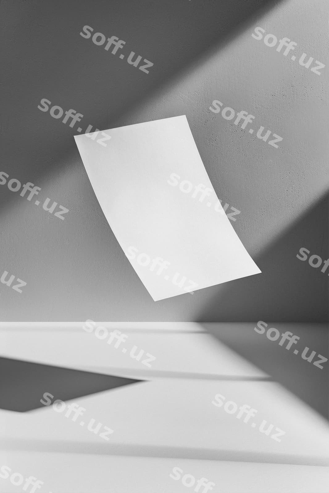 Qog'oz mektub sarlavhasi namunasi | Paper letterhead mockup