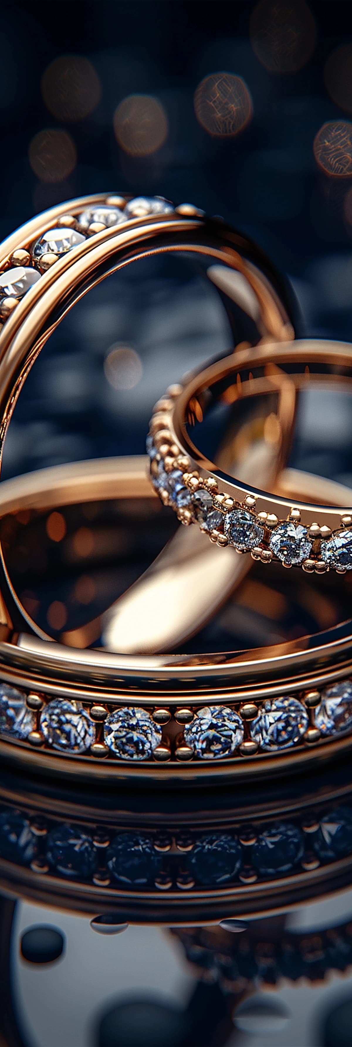 Foto realistik nikoh uzuklari | Photo realistic wedding rings