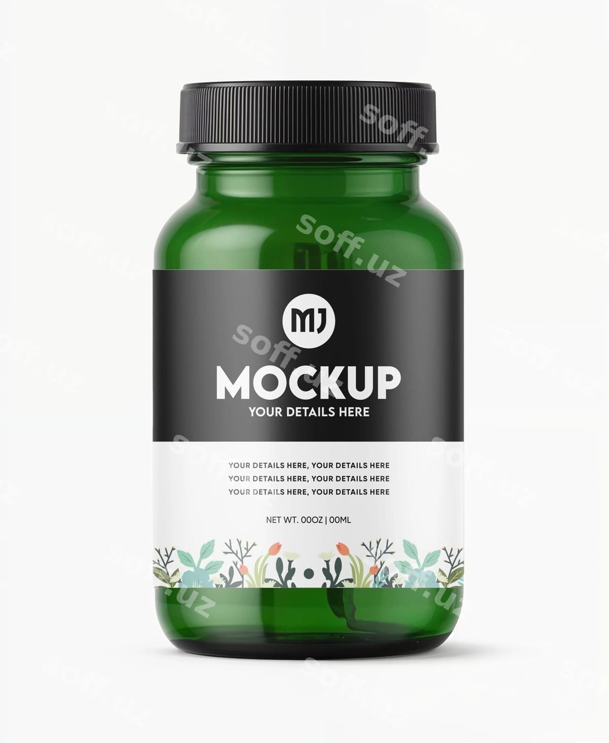 Dorilar shishasi modeli | Pills bottle mockup