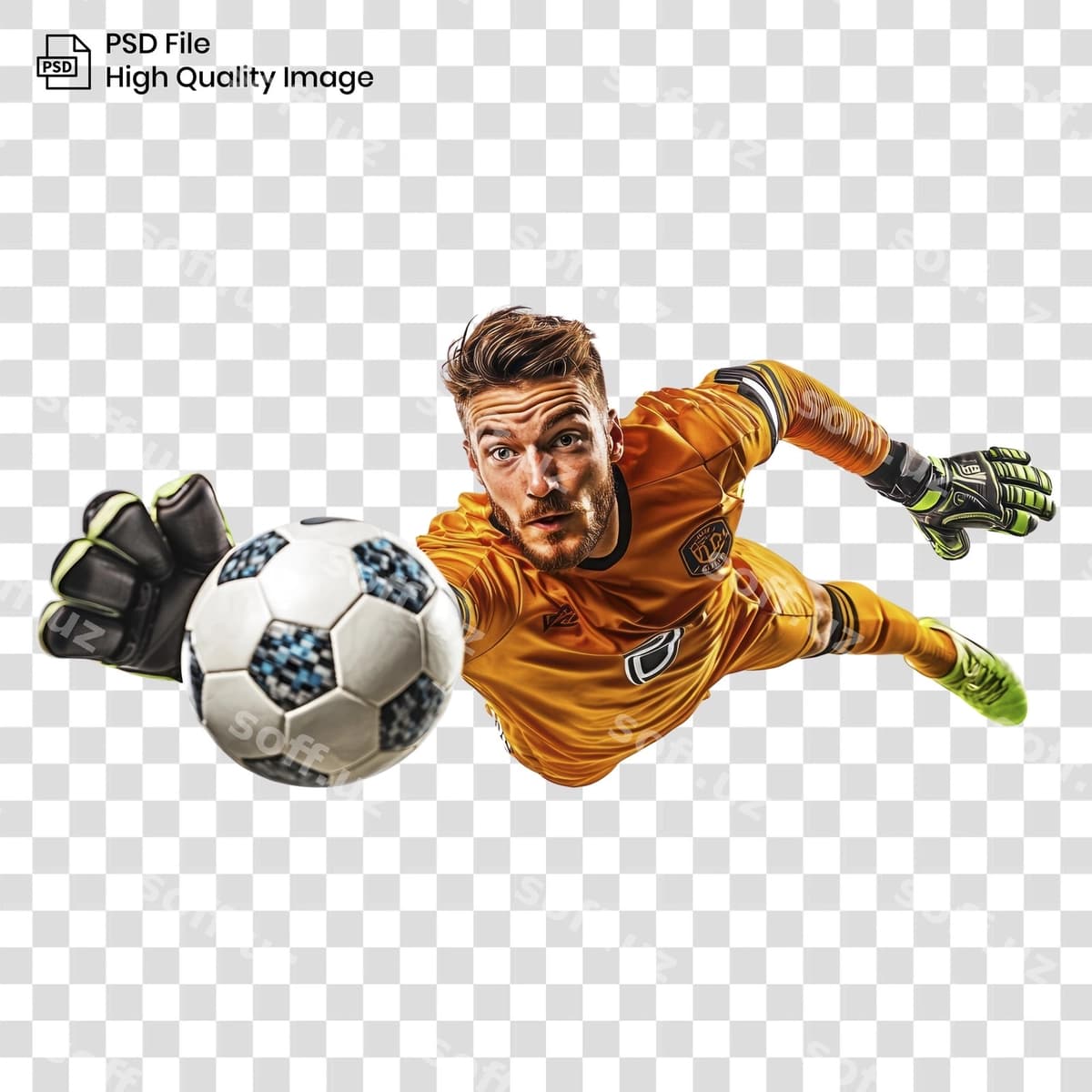 Png darvozabon havo to'pi futbol sporti | Png goalkeeper midair ball soccer sports