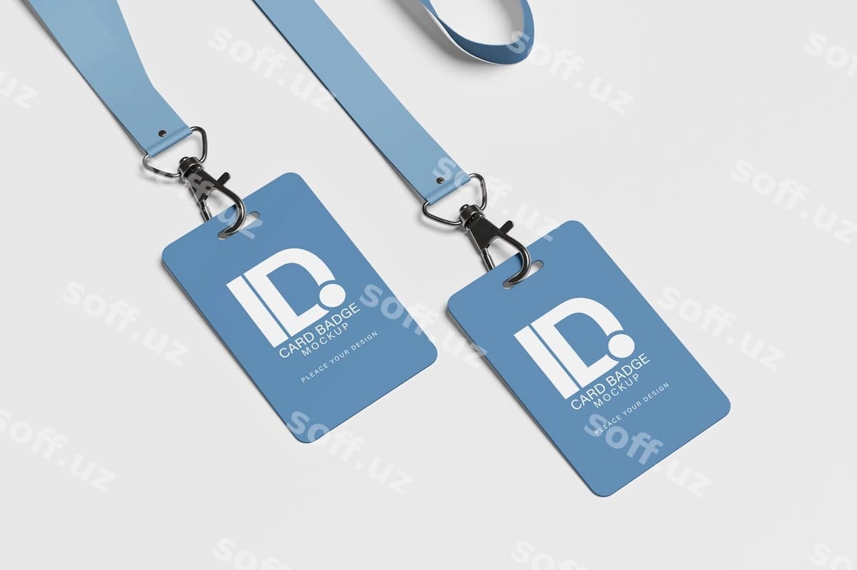 Kasblashgan ID karta namunasi | Professional id card mockup