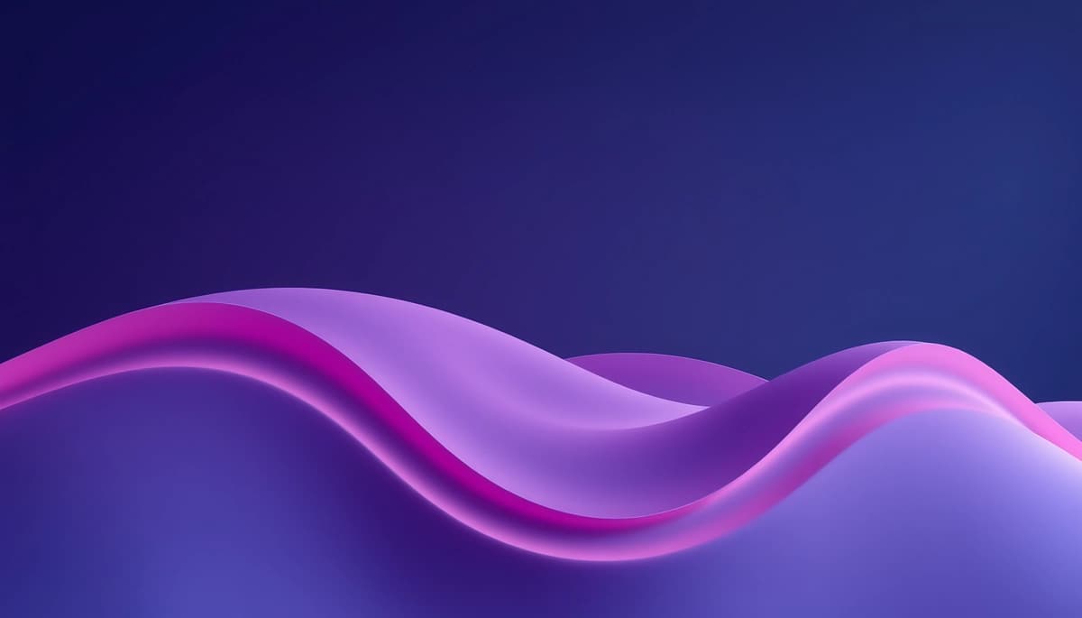 Binafsha pushti mavhum to'lqin foni | Purple pink abstract wave background