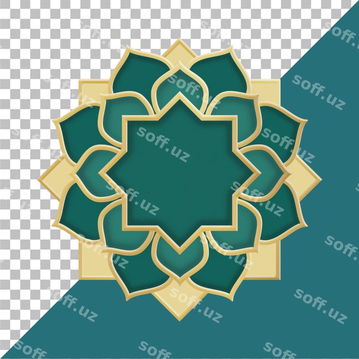 Ramazon kamoyish illustratsiyasi 3d ikonka | Ramadan kareem illustration 3d icon