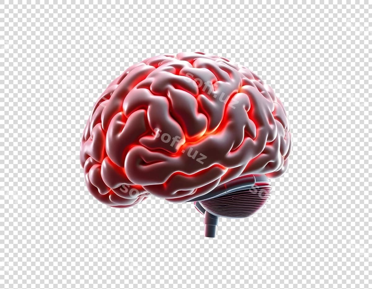 Qizil miya qizil chiroq bilan | Red brain with red light it