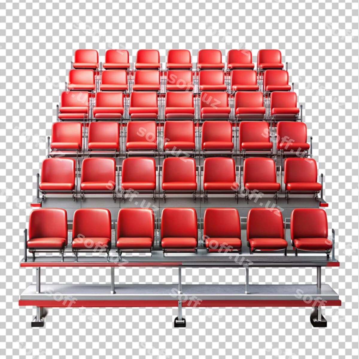 Shaffof qizil o'rinlar kinoteatri | Red seat cinema with transparent