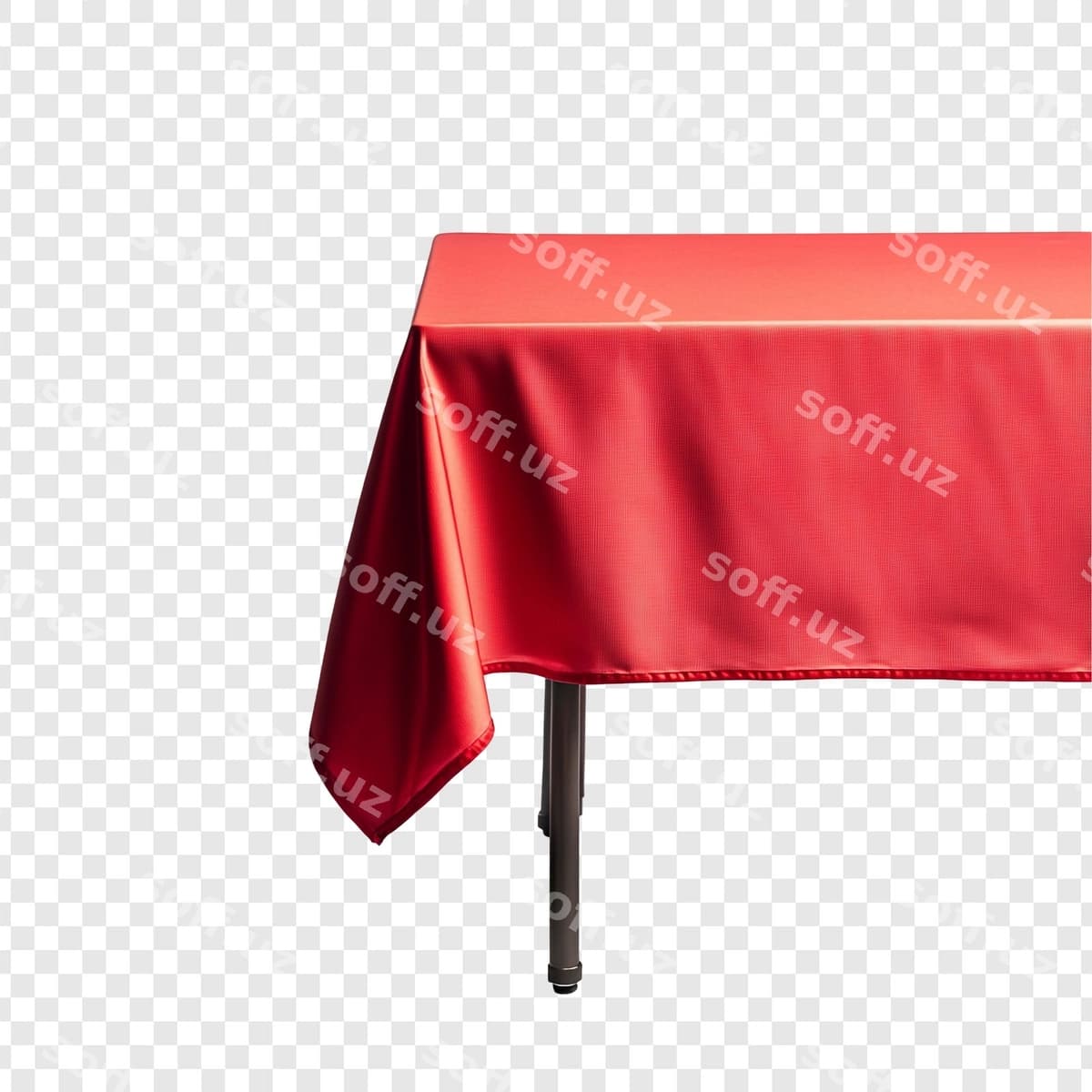 Qizil mto‘a stolni pancha qoplamoq | Red tablecloth table