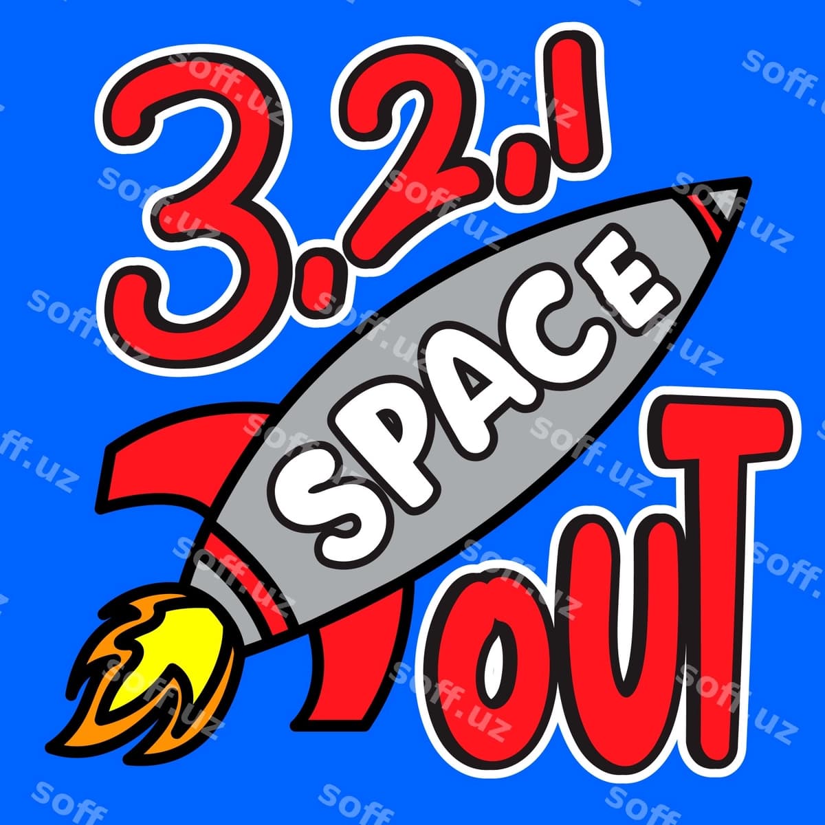 Raketa kosmik illyustratsiyasi bolalar futbolkalari | Rocket space illustration kids tshirts