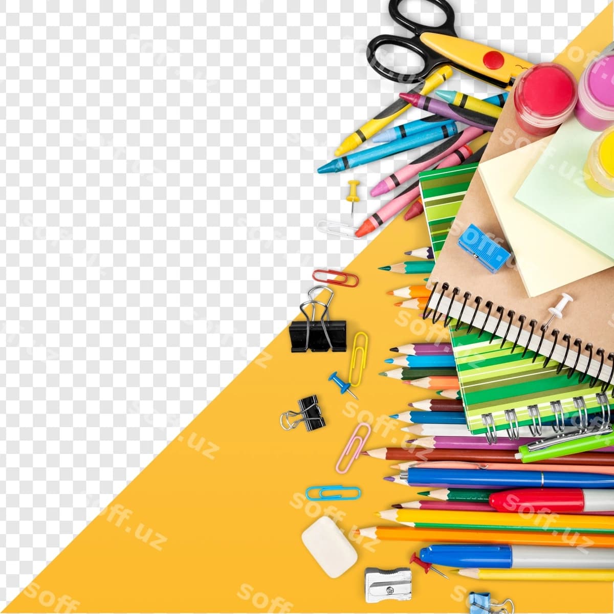 Maktab san'at materiallari | School art supplies