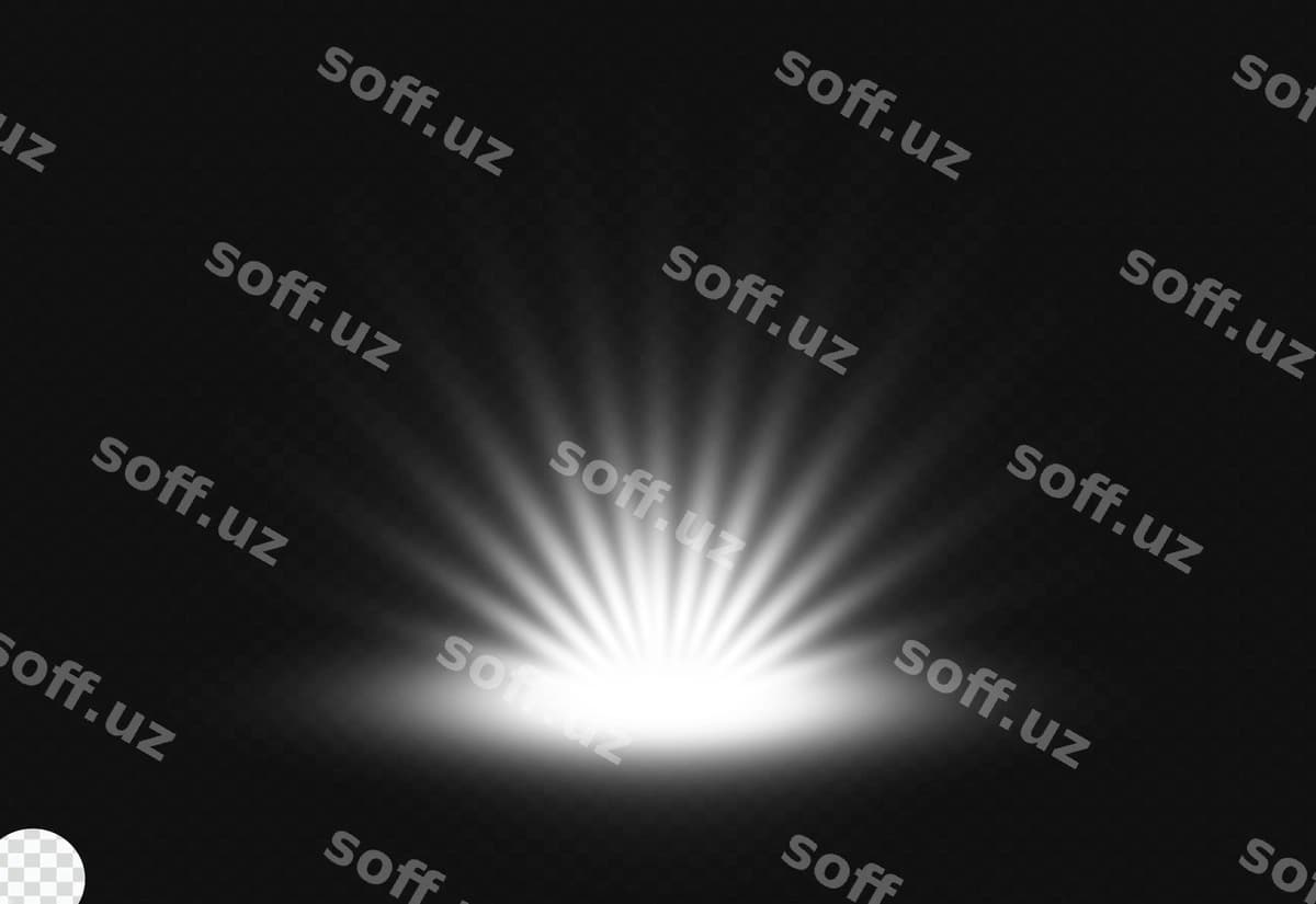 Parqli shamoli sherigʻa yorqinlik effekti | Shiny sparkling sunrise light effect