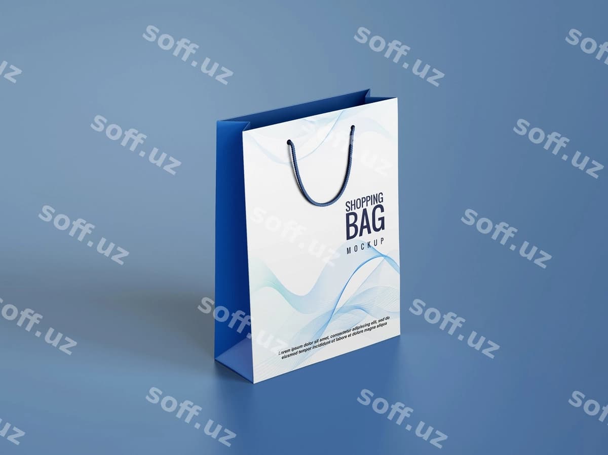 Xaridlar bags namuna dizayni | Shopping bags mockup design