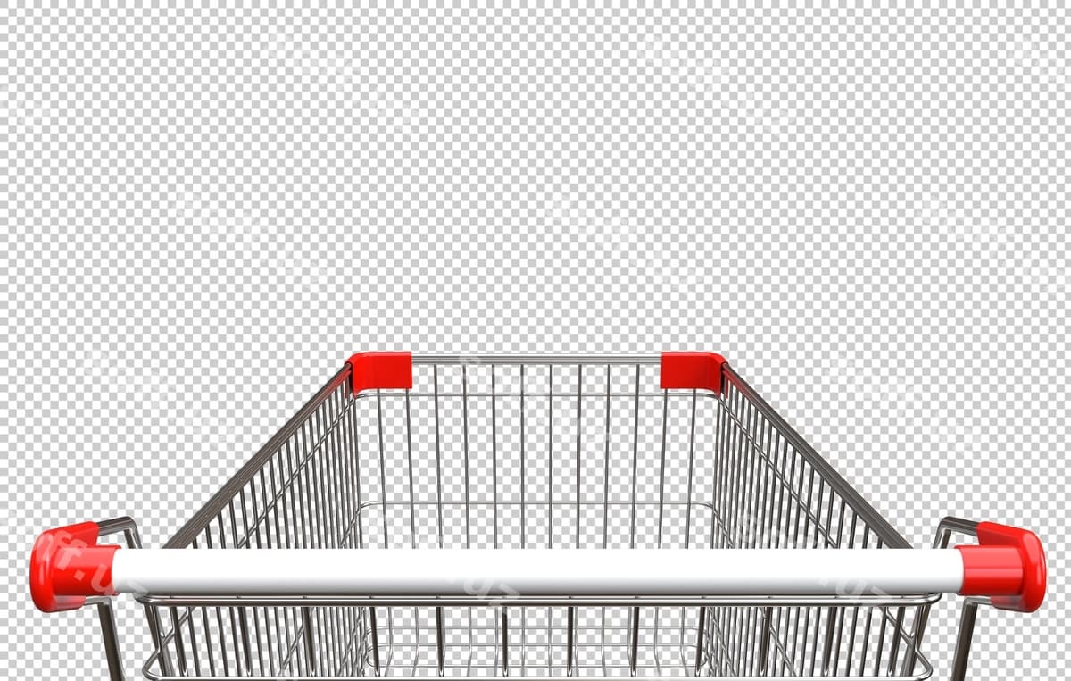 Xarid savati shaffof orqa fonda | Shopping cart transparent background