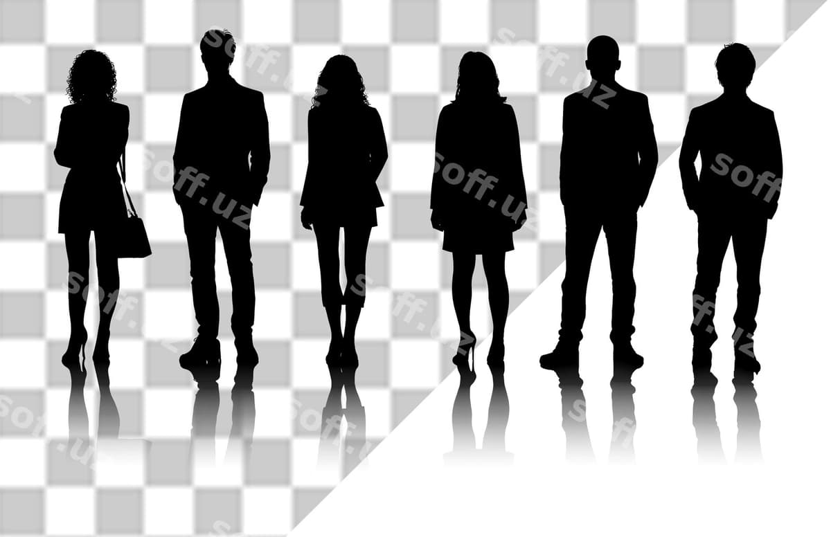 Siluetlar turli biznes shaxslar | Silhouettes various business figures