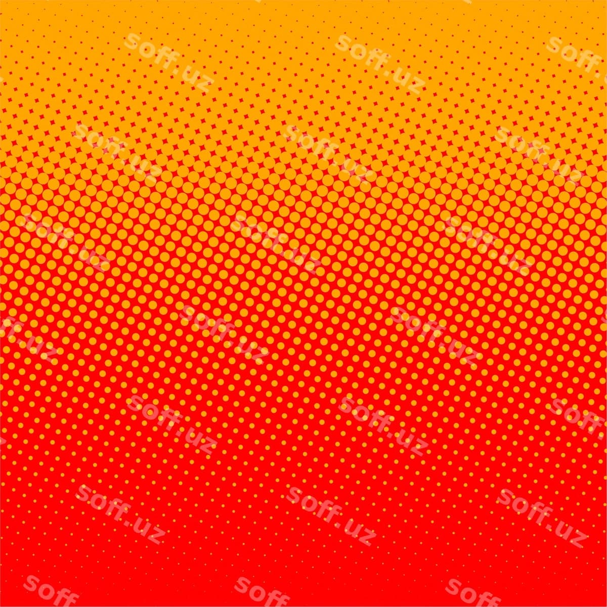 Oddiy qizil apelsin to'xtovchi fon | Simple red orange halftone background