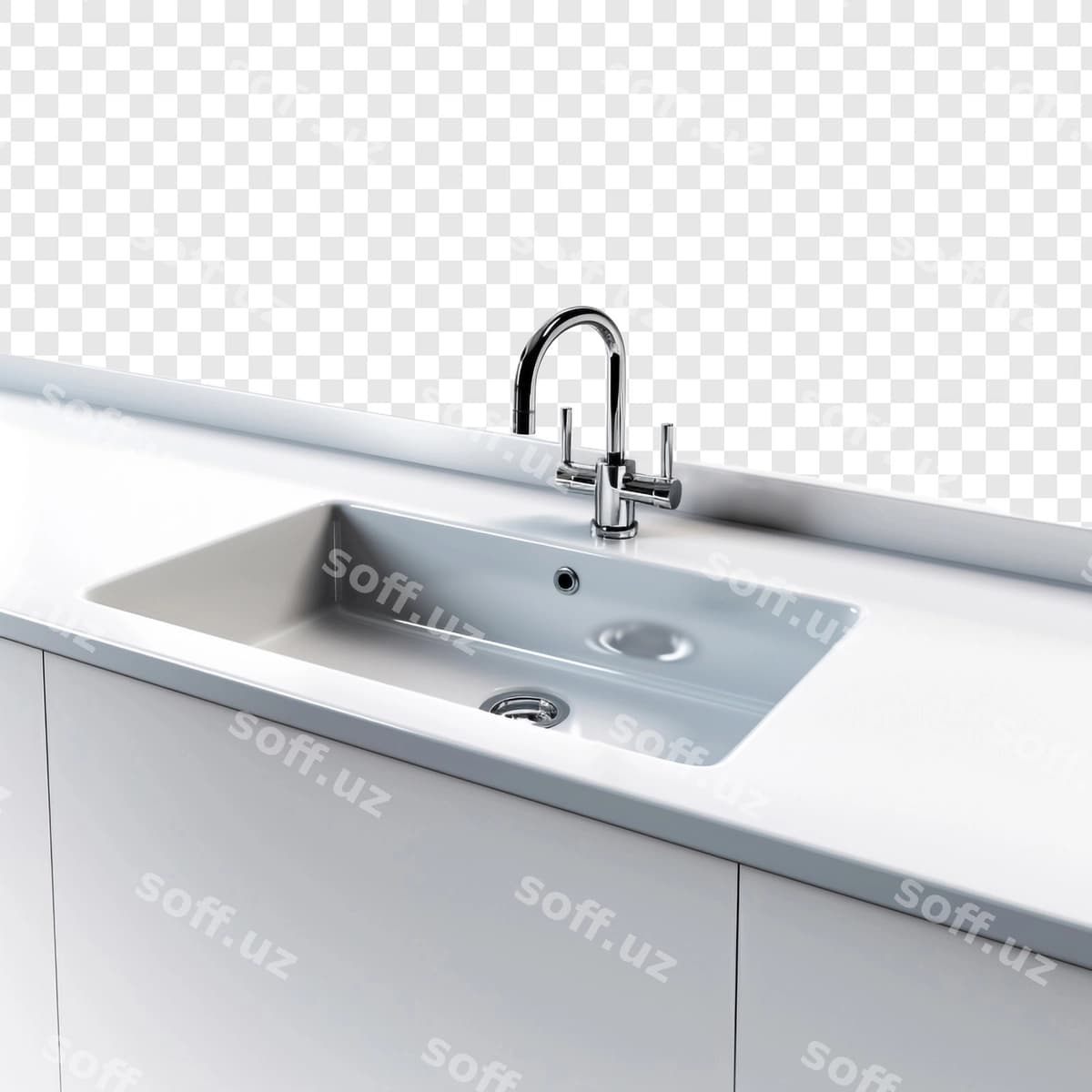 Chong ajraltirilgan shaffof fon | Sink isolated transparent background