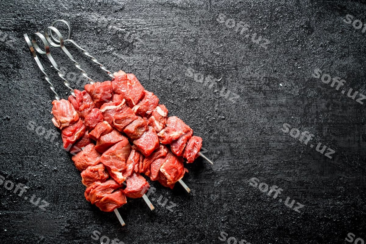 Xom shashlik | Skewers raw shish kebab