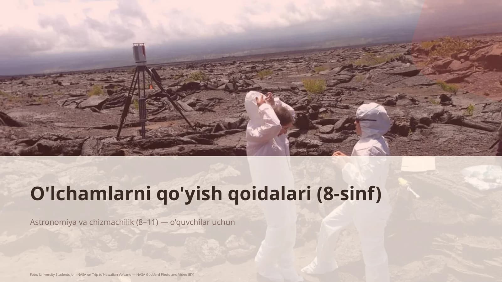 O'lchamlarni qo'yish qoidalari (8-sinf)