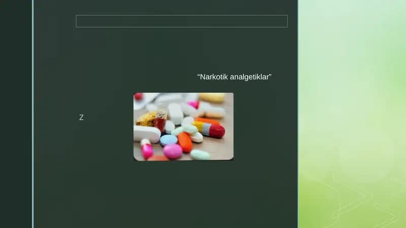 “Narkotik analgetiklar”