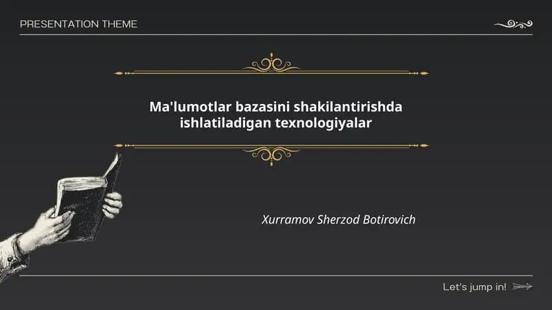 Munosabatli ma'lumotlar bazalari (RDBMS) va SQL
