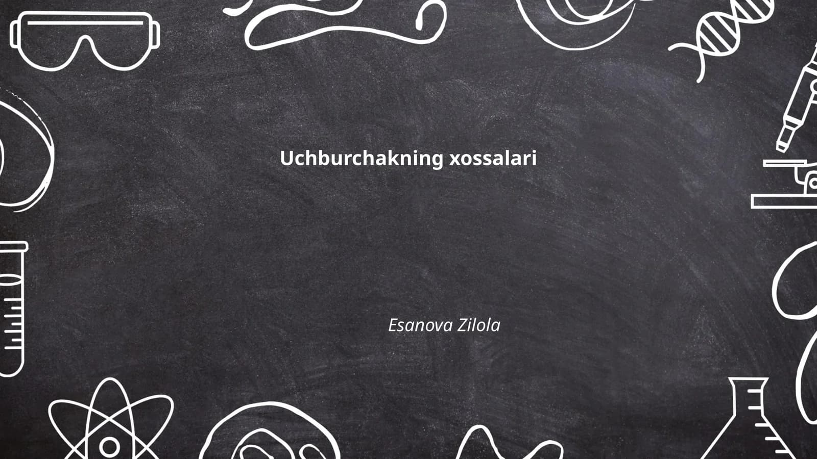 Uchburchakning xossalari
