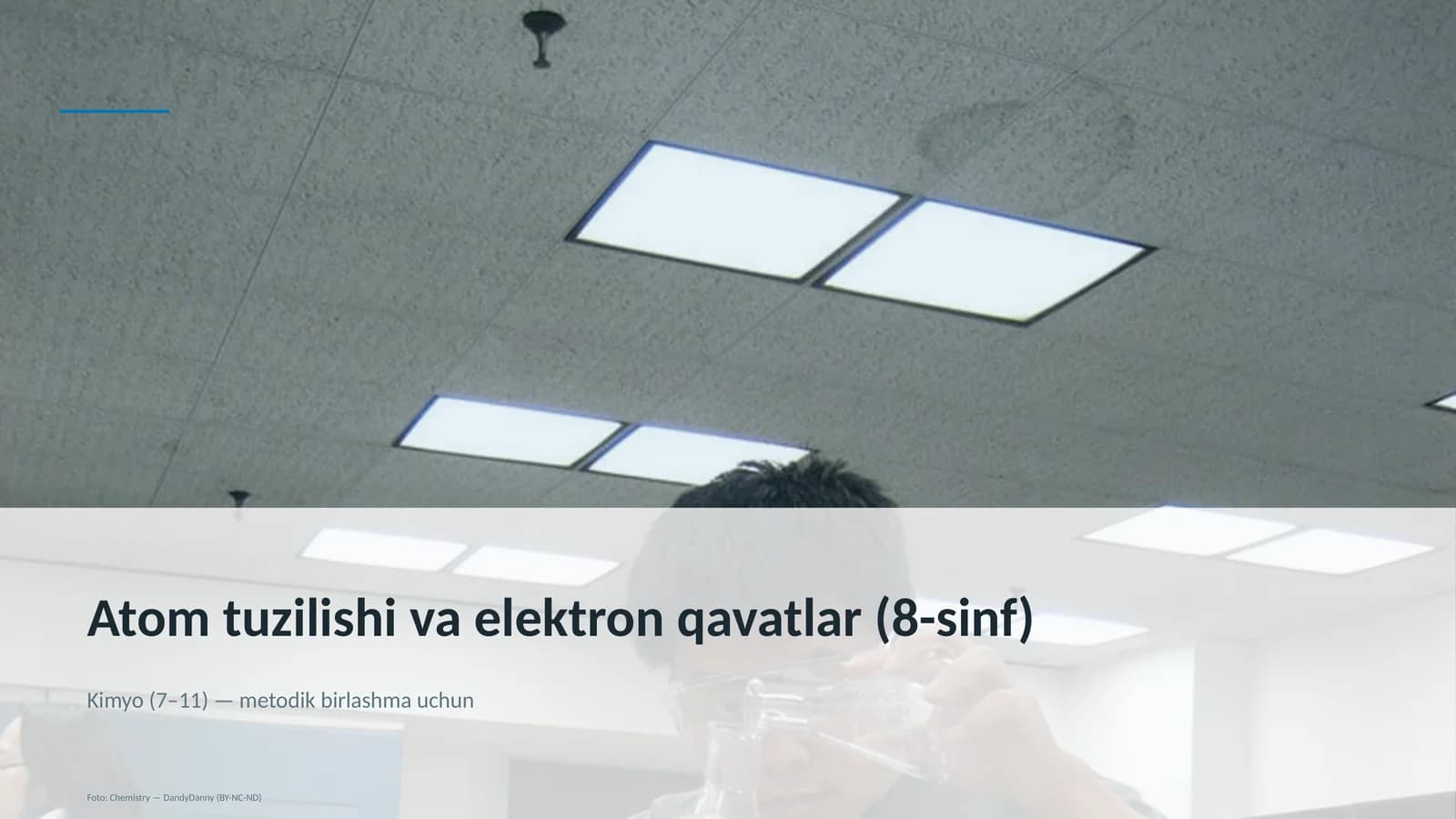 Atom tuzilishi va elektron qavatlar (8-sinf)
