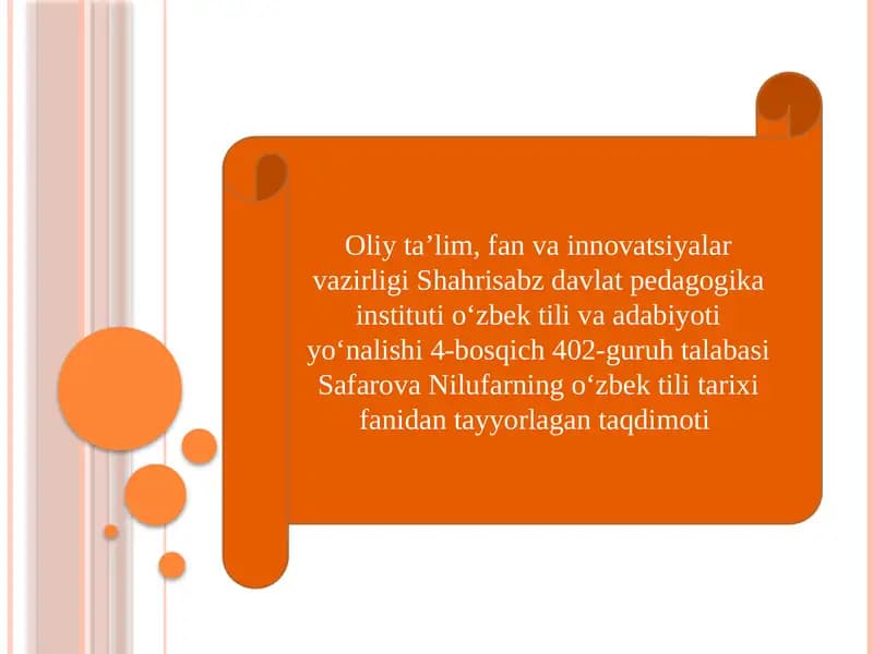 Sanalarni yozish usullari