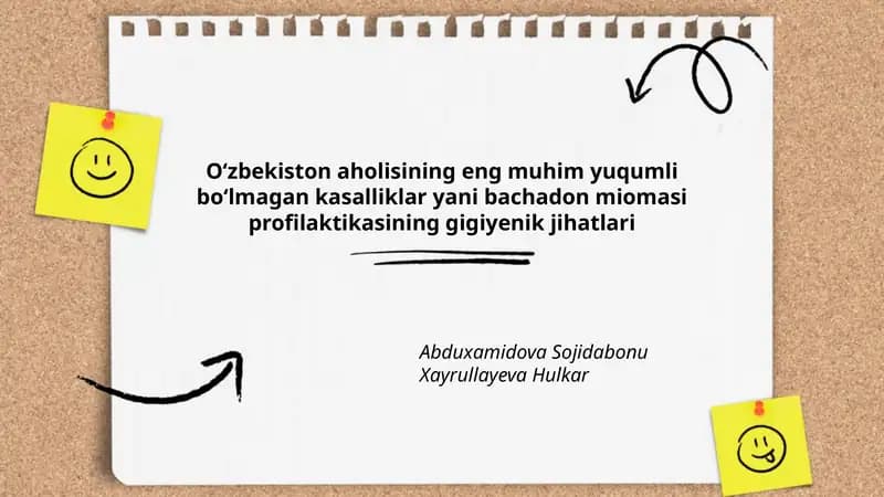 Bachadon Miomasi Profilaktikasi