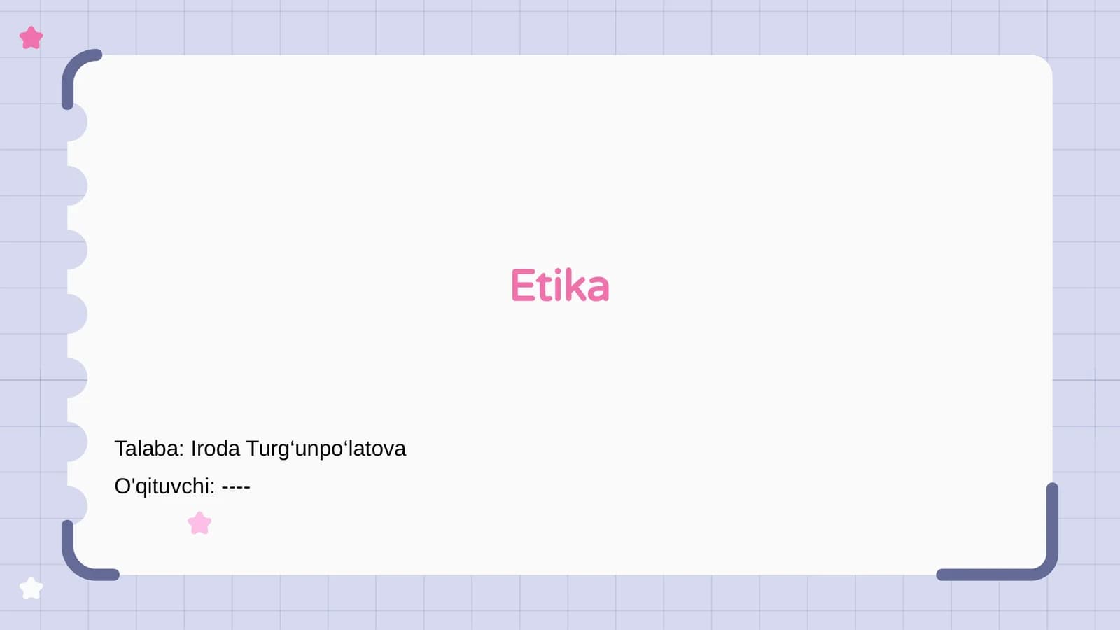Etika