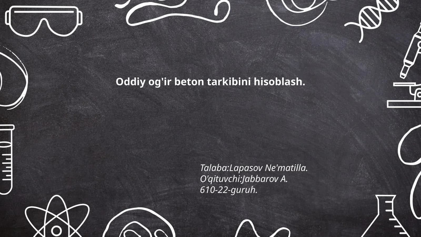 Og'ir beton tarkibi