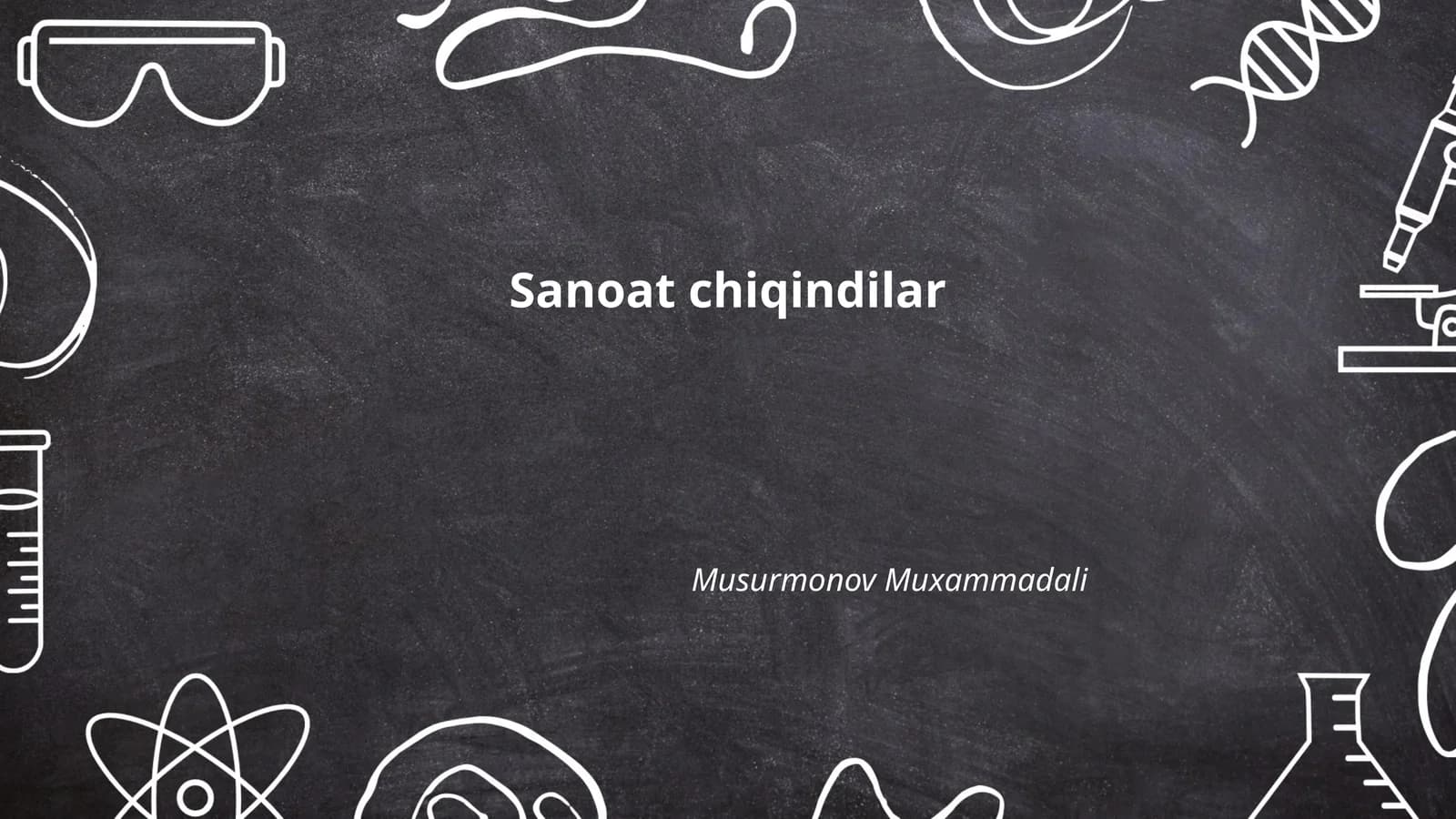 Sanoat chiqindilar