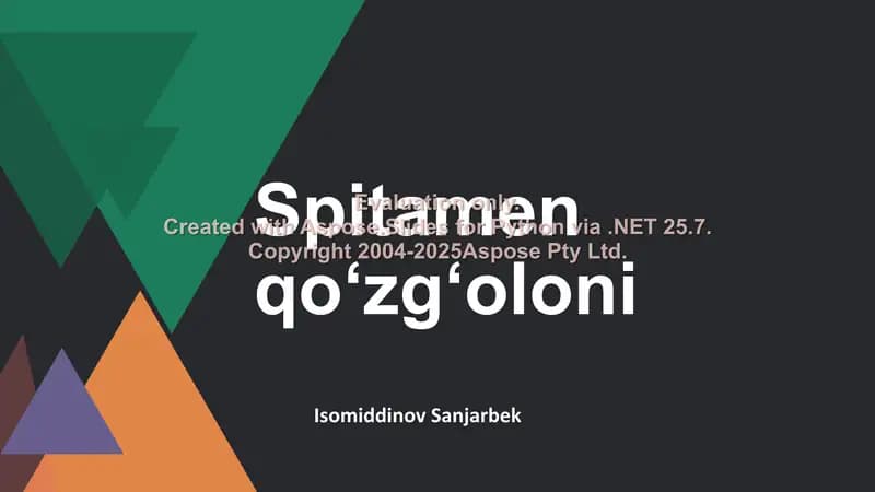 Spitamen qo‘zg‘oloni