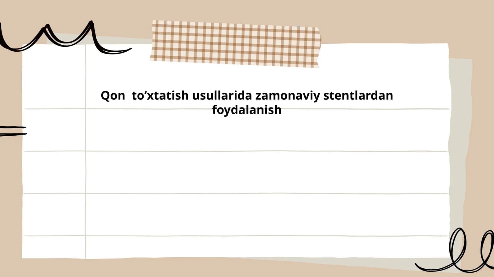 Zamonaviy stentlar