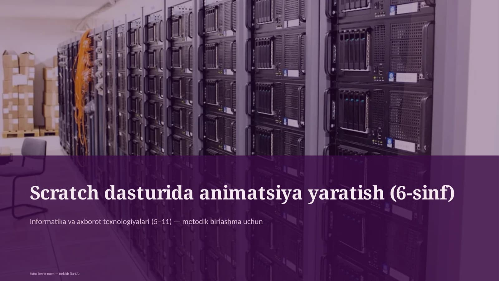 Scratch dasturida animatsiya yaratish (6-sinf)