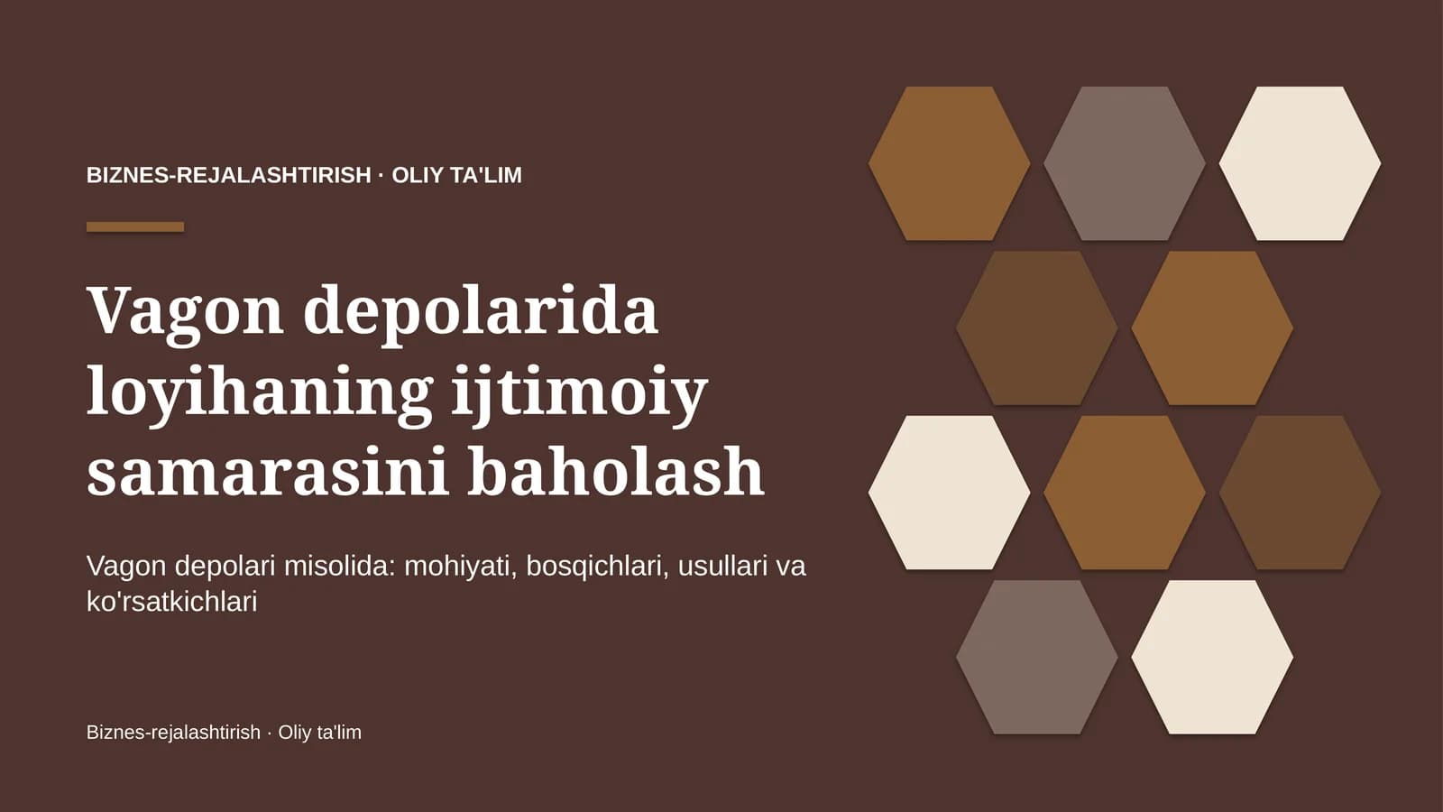 vagon depolarida loyihaning ijtimoiy samarasini baholash 6379