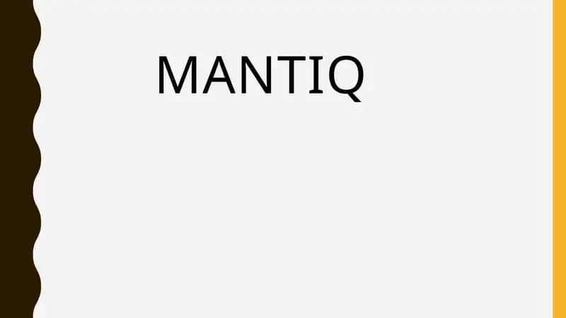 Mantiq