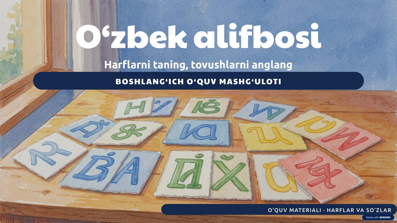 O‘zbek alifbosi