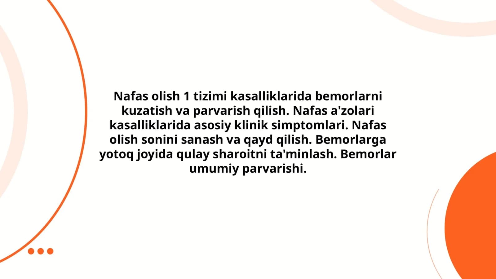 Nafas olish 1 tizimi