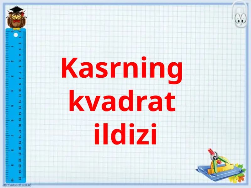 Kasrning kvadrat ildizi