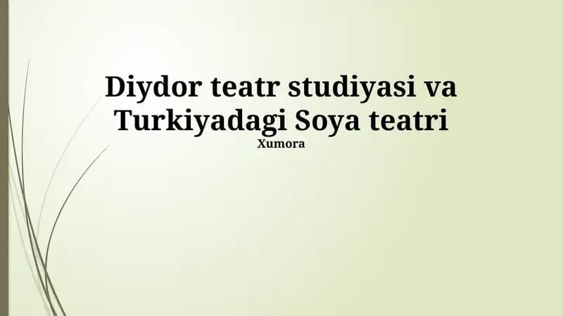 Diydor Teatr Studiyasi