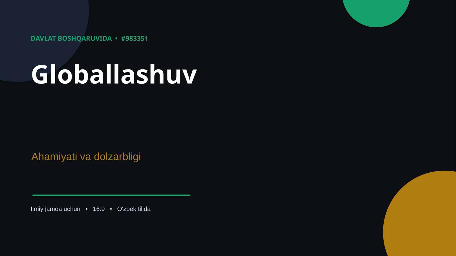 Globallashuv