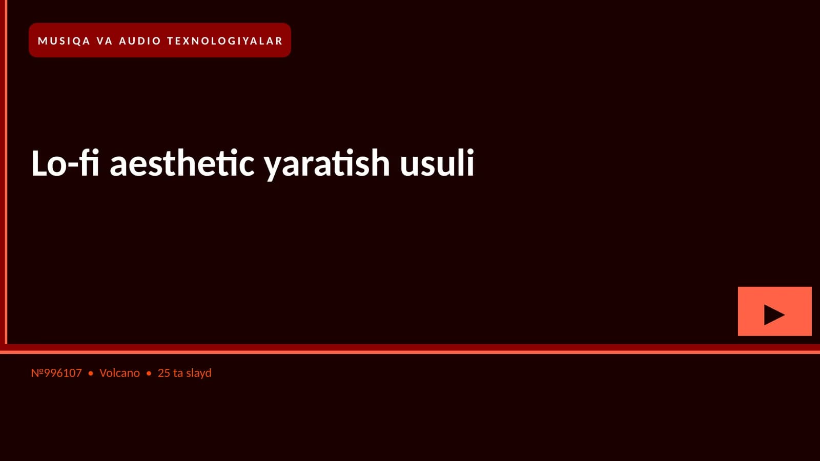 Lo-fi aesthetic yaratish usuli