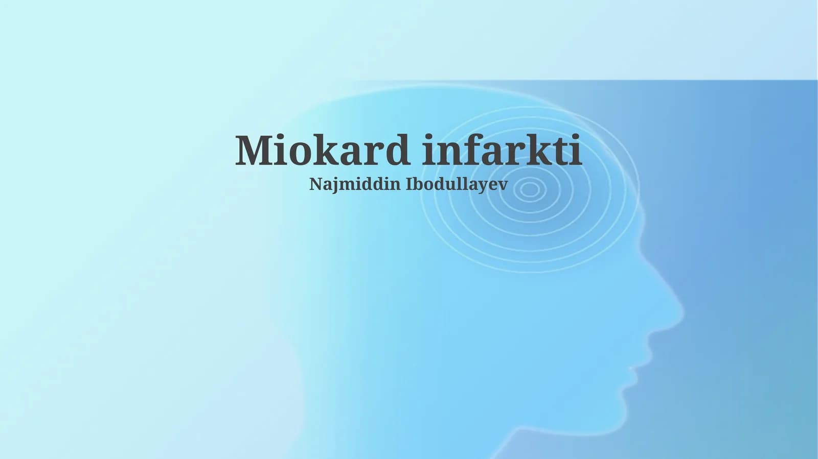 Miokard infarkti