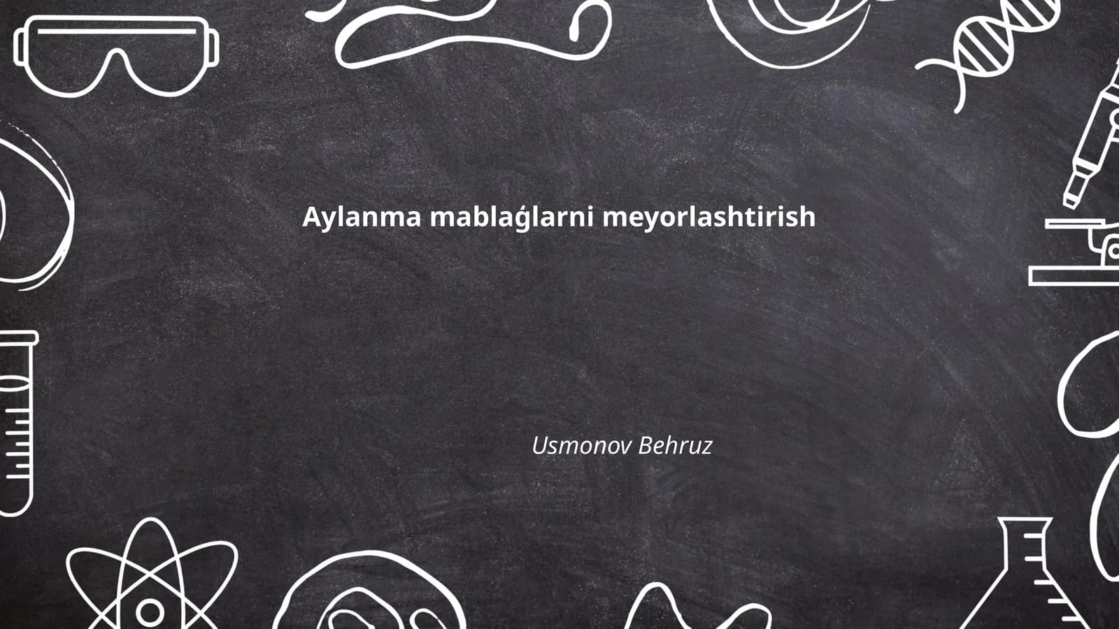 Aylanma mablag'larni meyorlashtirish