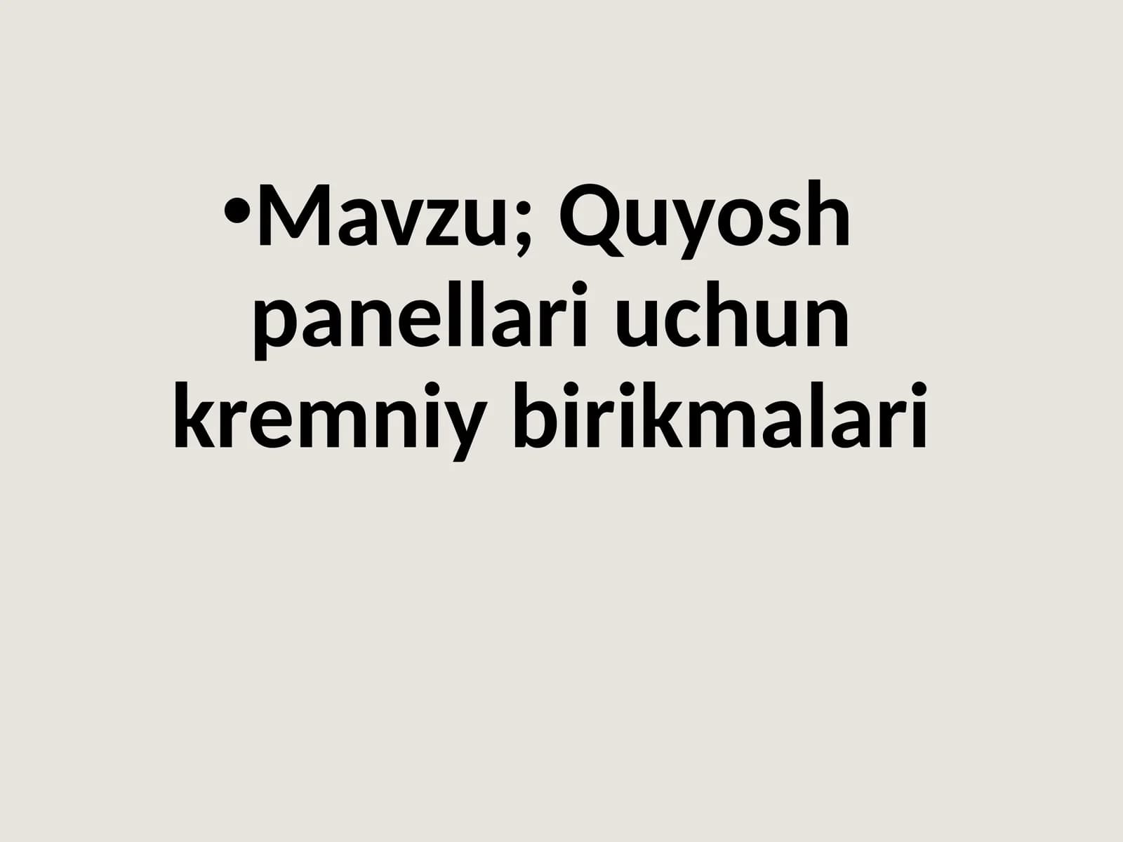 Quyosh paneli - bufotovoltaik (PV) xujayralari