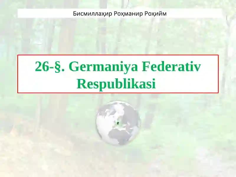 Germaniya Federativ Respublikasi