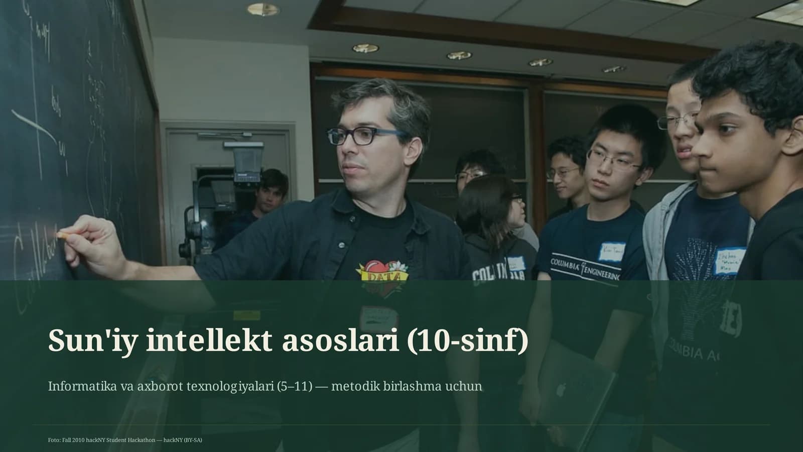 Sun'iy intellekt asoslari (10-sinf)