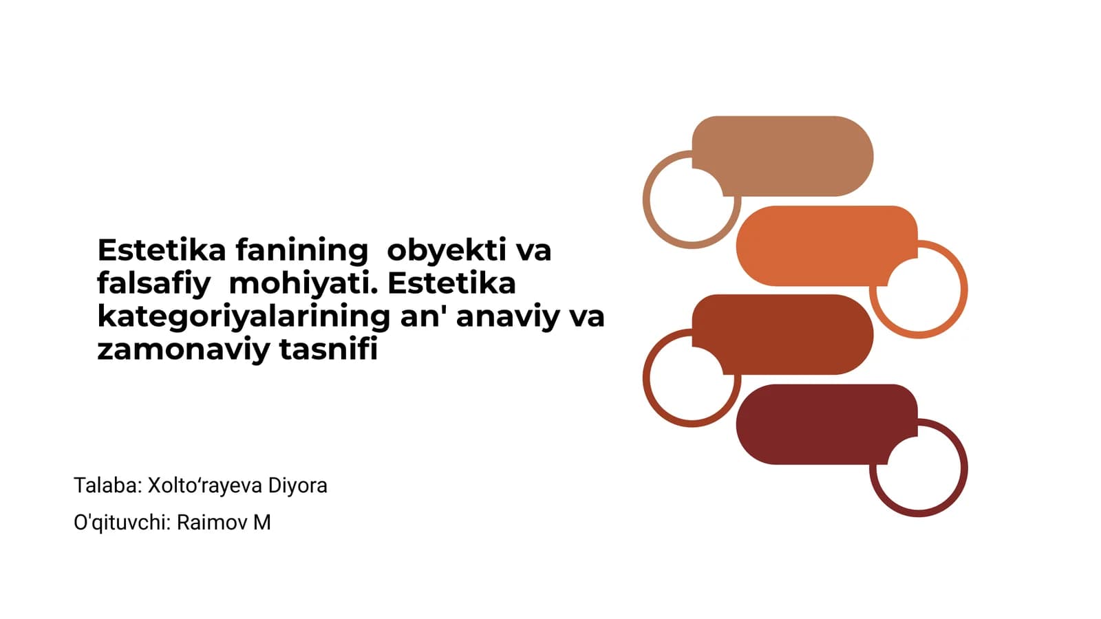 Estetika fanining obyekti va falsafiy mohiyati