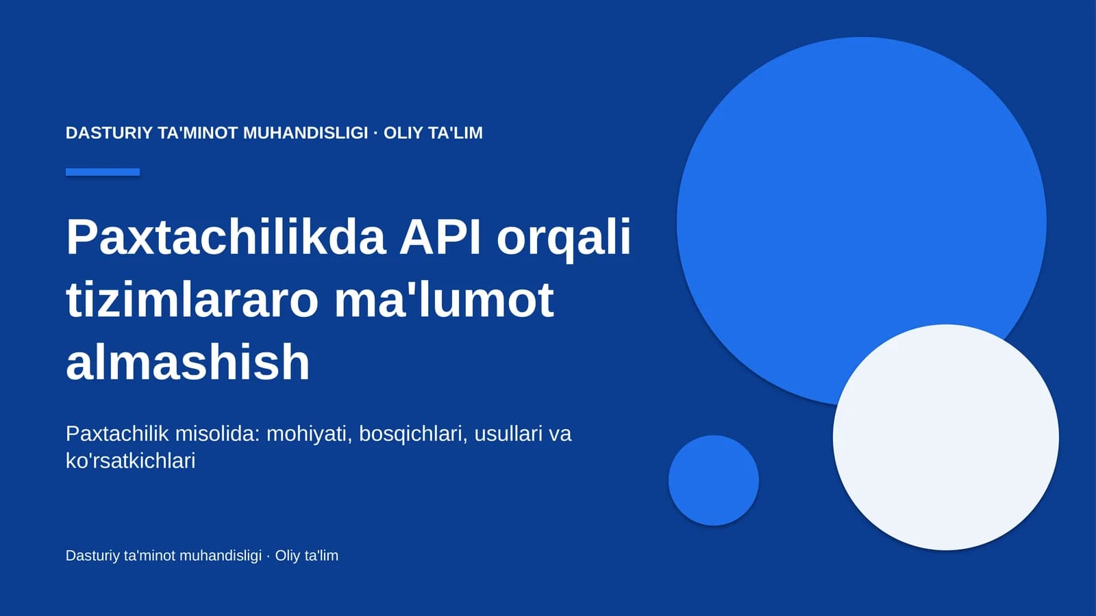 paxtachilikda api orqali tizimlararo ma'lumot almashish 7280
