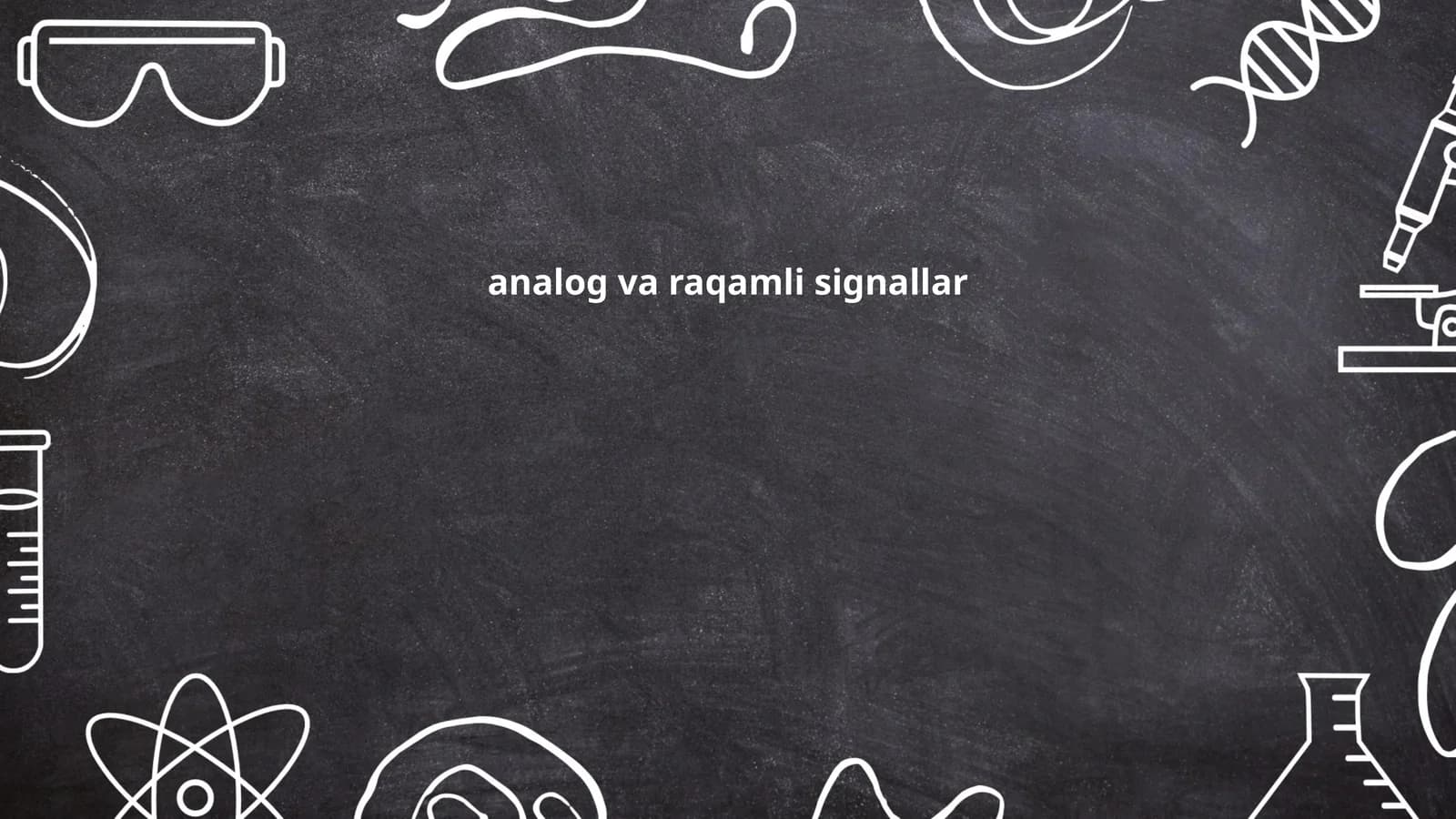 analog va raqamli signallar