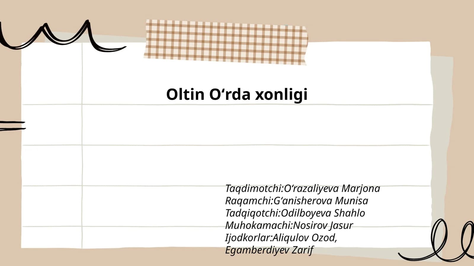 Oltin Oʻrda xonligi